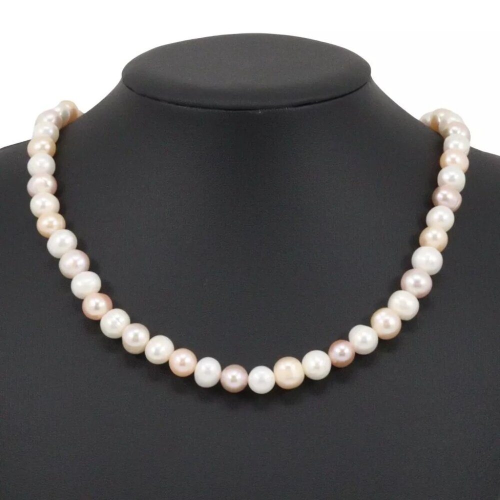 Baroque pearl Necklace 2 tone color Pearl/metallic 55.1g Women